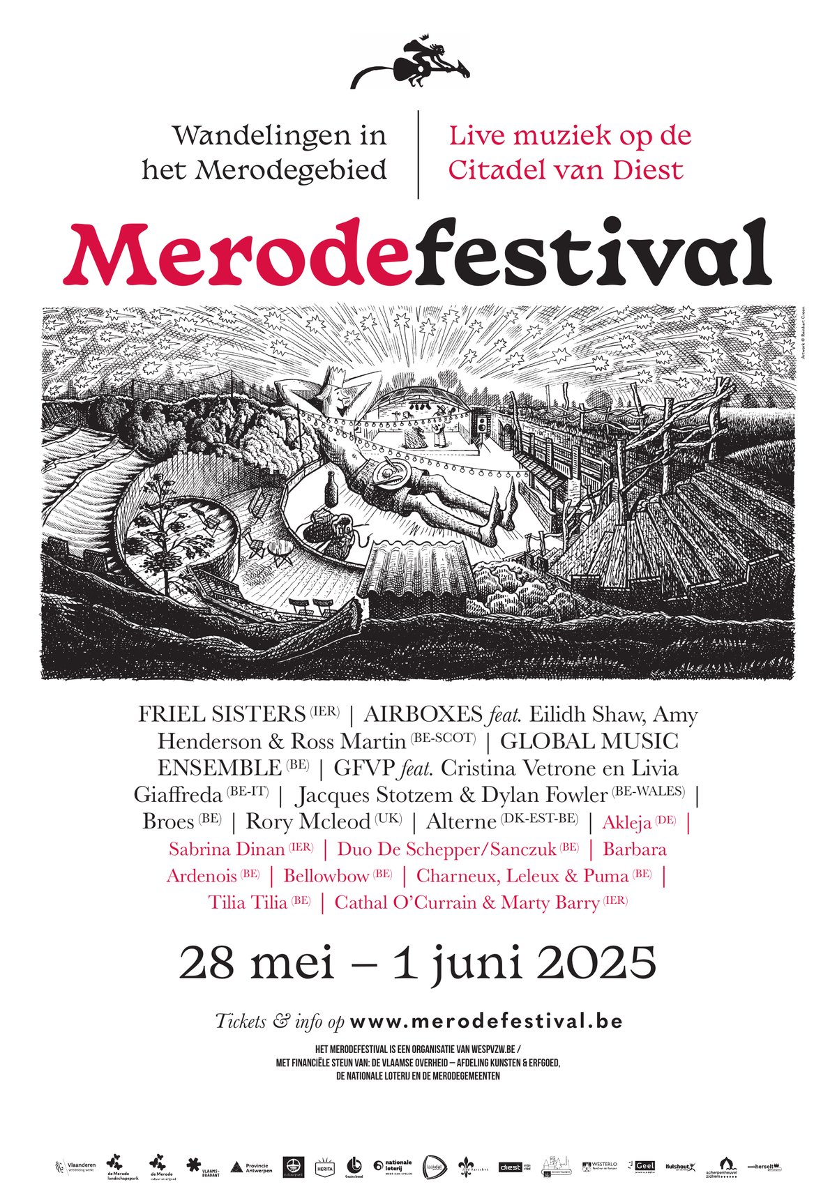 Affiche Merodefestival 2025
